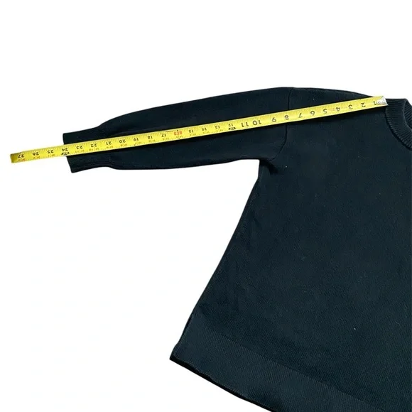 StorQ Maternity Cloud Cotton Crewneck Black Sweater Women’s Size XS Small - Picture 5 of 10